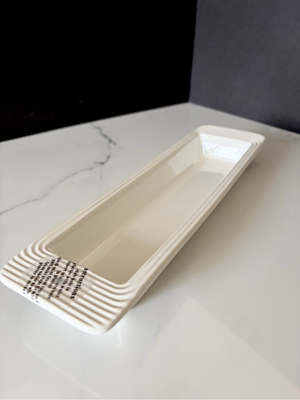 Pinstripes Cracker Tray by Nora Fleming